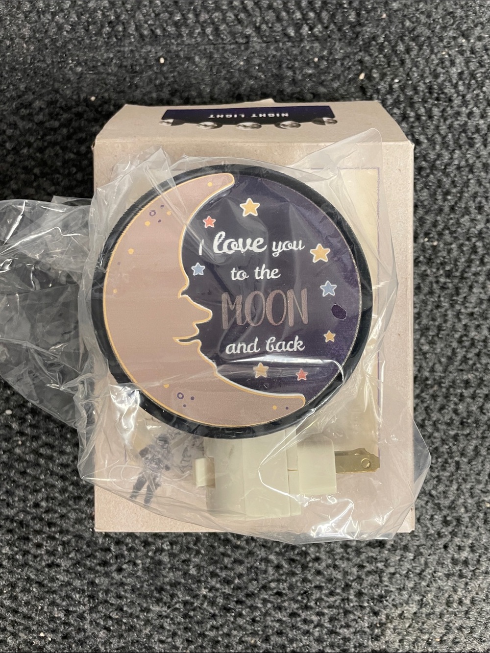 Cracker Barrel I love you to the moon night light NEW